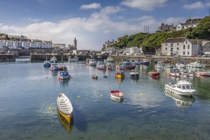 Framed Print : Porthleven Harbor, Cornwall, England Framed Print : Porthleven Harbor, Cornwall, England