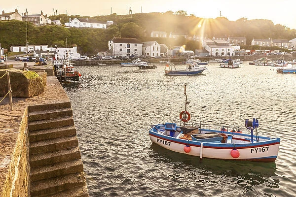Porthleven Harbor, Cornwall, England