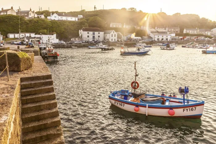 Framed Print : Porthleven Harbor, Cornwall, England Framed Print : Porthleven Harbor, Cornwall, England