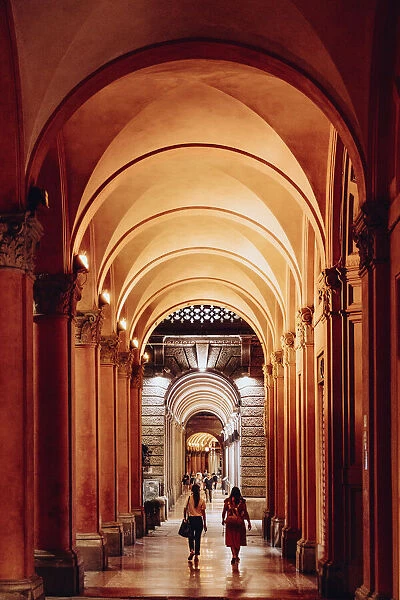 Porticoes of Bologna, listed for Unesco World Heritage site. Emilia Romagna, Italy