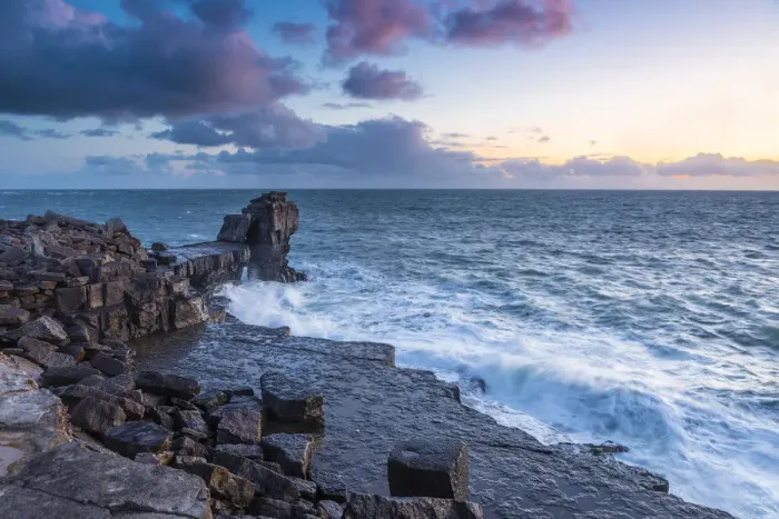 Framed Print : Portland Bill at sunset, Dorset, England, UK Framed Print : Portland Bill at sunset, Dorset, England, UK