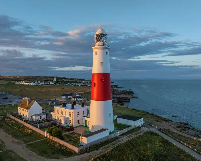 Framed Print : Portland Bill at sunset, Dorset, England, UK Framed Print : Portland Bill at sunset, Dorset, England, UK