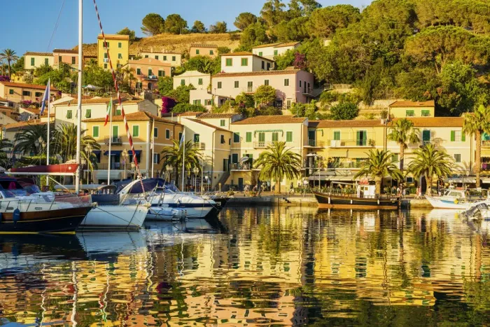 Framed Print : Porto Azzuro, Island of Elba, Tuscany, Italy Framed Print : Porto Azzuro, Island of Elba, Tuscany, Italy