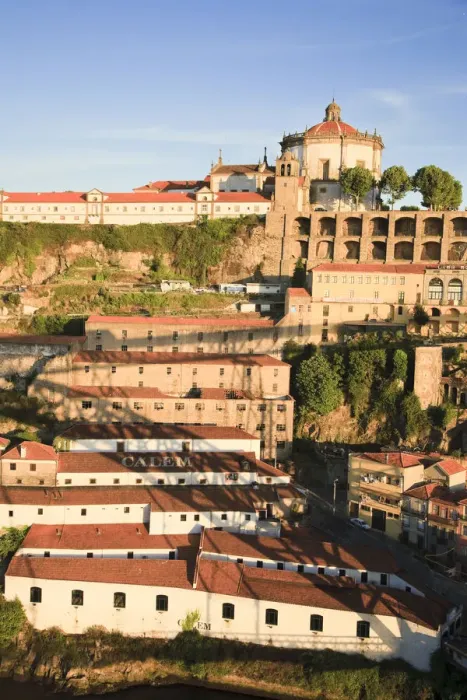 Framed Print : Porto Lodges and Serra de Pilar Monastery, Vila Nova de Gaia, Porto, Portugal Framed Print : Porto Lodges and Serra de Pilar Monastery, Vila Nova de Gaia, Porto, Portugal