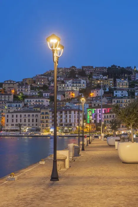 Framed Print : Porto Santo Stefano, Maremma, Grosseto, Monte Argentario, Tuscany, Italy