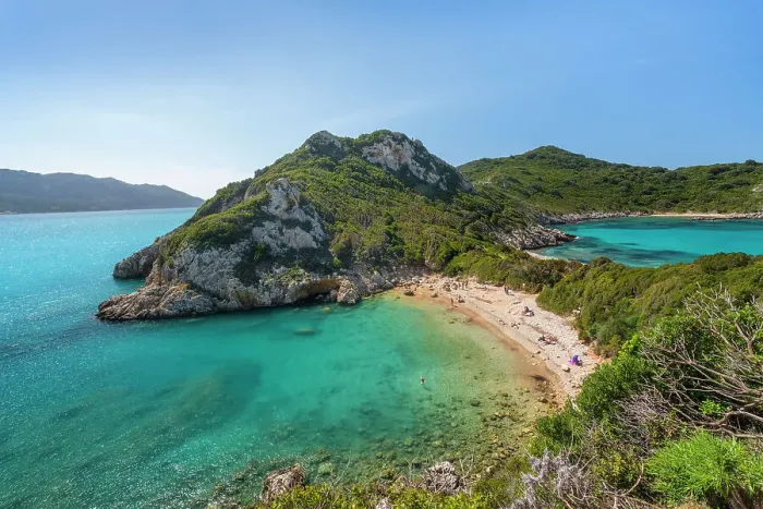 Framed Print : Porto Timoni beach, Corfu Island, Ionian Islands, Ionian Sea, Greece Framed Print : Porto Timoni beach, Corfu Island, Ionian Islands, Ionian Sea, Greece