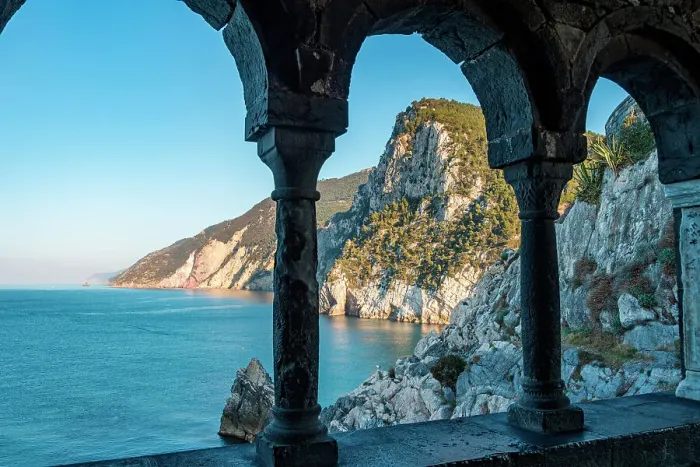 Framed Print : Portovenere, La Spezia province, Liguria district, Italy, Europe