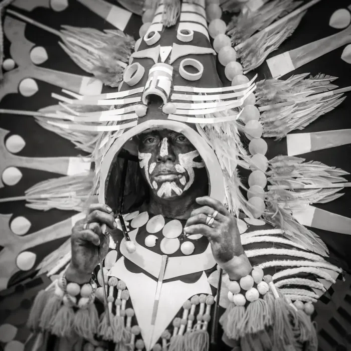 Framed Print : Portrait of Ati-atihan festival participant, Kalibo, Aklan, Western Visayas, Philippines Framed Print : Portrait of Ati-atihan festival participant, Kalibo, Aklan, Western Visayas, Philippines