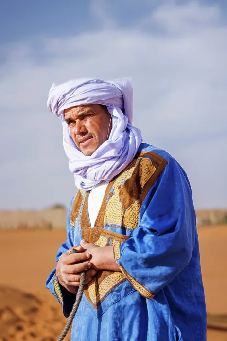 Framed Print : Portrait of a Berber man in the Sahara Desert, Erg Chebbi, Merzouga, Morocco Framed Print : Portrait of a Berber man in the Sahara Desert, Erg Chebbi, Merzouga, Morocco