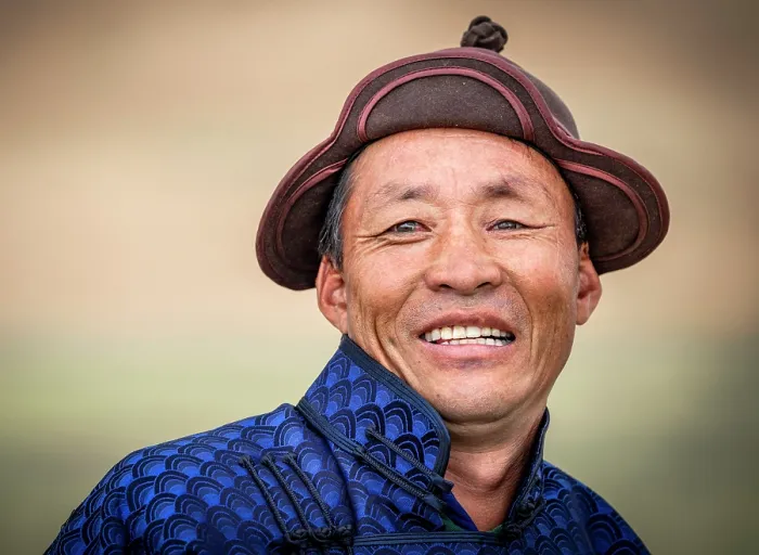 Framed Print : Portrait of a camel herder, Khongor Dunes, Gobi Desert, Mongolia, Asia Framed Print : Portrait of a camel herder, Khongor Dunes, Gobi Desert, Mongolia, Asia
