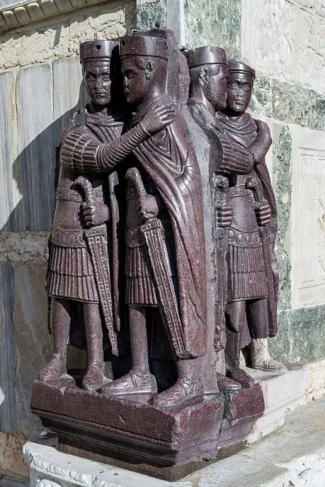 Framed Print : Portrait of the Four Tetrarchs, St Mark's Basilica, Venice, Veneto, Italy