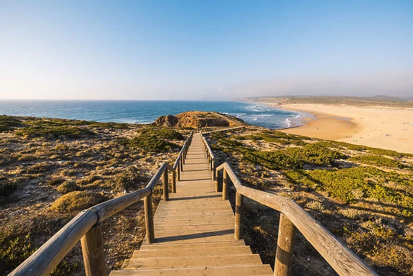 Portugal, Algarve, Aljezur, Carrapateira, Bordeira Beach (Praia Da Bordeira)