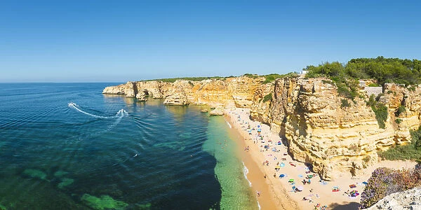 Portugal, Algarve, Faro district, Lagoa, Marinha Beach (Praia da Marinha)