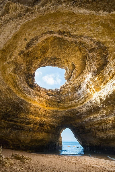 Portugal, Algarve, Faro district, Lagoa, Benagil Caves