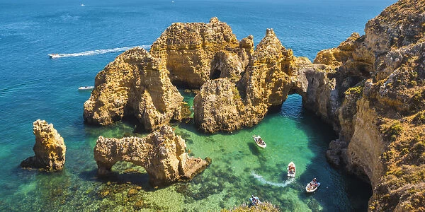 Portugal, Algarve, Faro district, Lagos, Ponta Da Piedade
