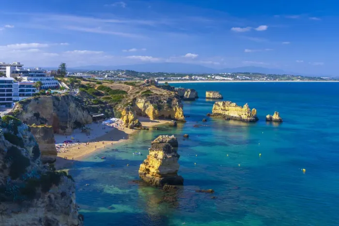Framed Print : Portugal, Algarve, Lagos, Dona Ana Beach (Praia Dona Ana) Framed Print : Portugal, Algarve, Lagos, Dona Ana Beach (Praia Dona Ana)