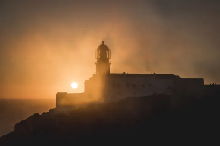 Framed Print : Portugal, Algarve, Vicentine Coast, Sagres, Cape St