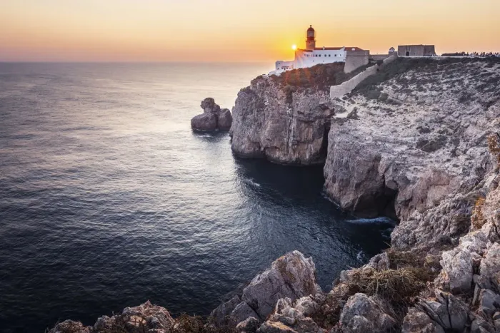 Framed Print : Portugal, Algarve, Vicentine Coast, Sagres, Cape St Framed Print : Portugal, Algarve, Vicentine Coast, Sagres, Cape St