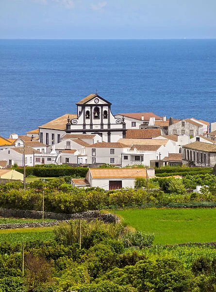 Portugal, Azores, Graciosa, Sao Mateus da Praia, Townscape of Praia