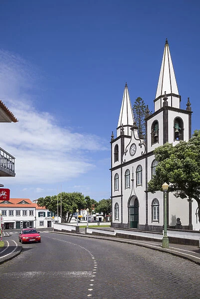 Portugal, Azores, Pico Island, Madalena, Igreja de Santa Madalena church