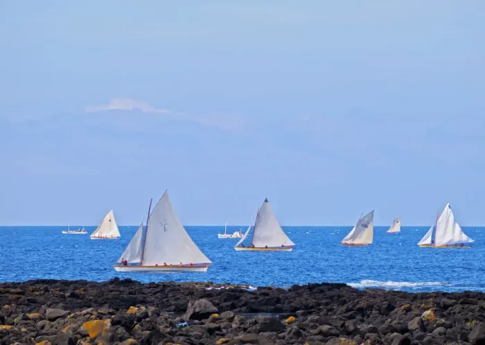 Framed Print : Portugal, Azores, Pico, Lajes do Pico, Traditional Whaling Boats moving on their sails Framed Print : Portugal, Azores, Pico, Lajes do Pico, Traditional Whaling Boats moving on their sails