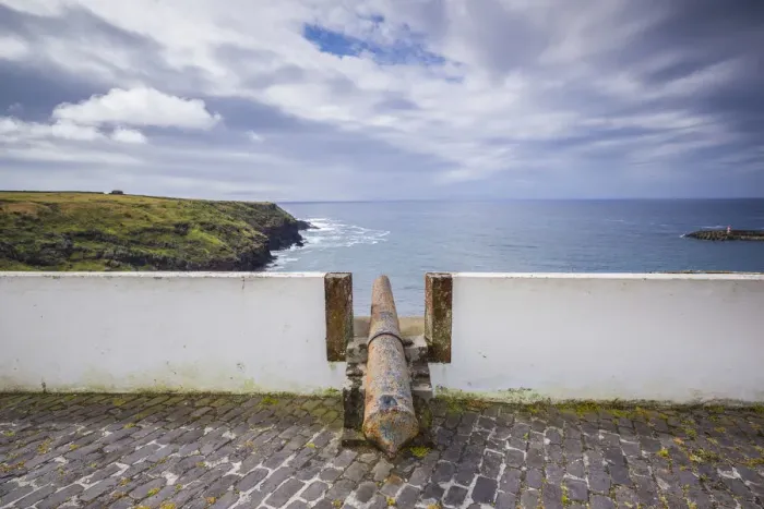 Framed Print : Portugal, Azores, Santa Maria Island, Vila do Porto, Forte de Sao Bras fort Framed Print : Portugal, Azores, Santa Maria Island, Vila do Porto, Forte de Sao Bras fort