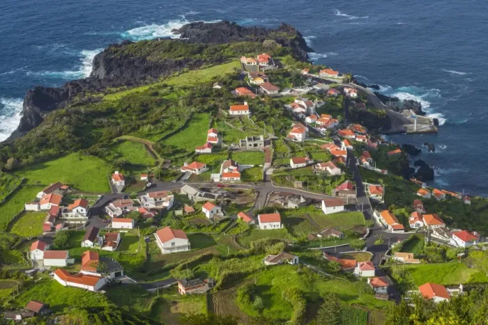 Framed Print : Portugal, Azores, Sao Jorge Island, Faja do Ouvidor Framed Print : Portugal, Azores, Sao Jorge Island, Faja do Ouvidor