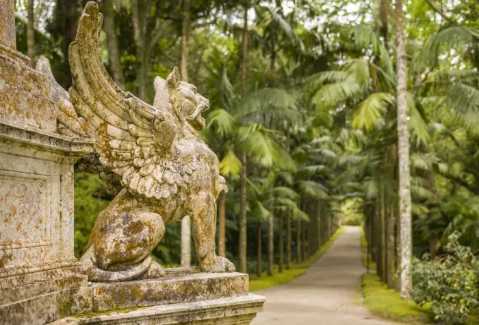 Framed Print : Portugal, Azores, Sao Miguel Island, Furnas, Terra Nostra Garden, Monumento do Vicondes Framed Print : Portugal, Azores, Sao Miguel Island, Furnas, Terra Nostra Garden, Monumento do Vicondes