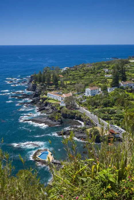 Framed Print : Portugal, Azores, Sao Miguel Island, Caloura