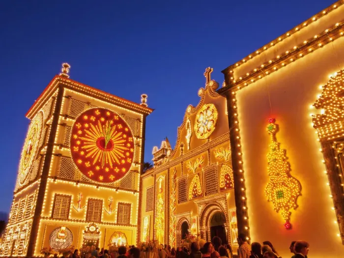 Framed Print : Portugal, Azores, Sao Miguel, Ponta Delgada, Santo Cristo Church illuminated during Framed Print : Portugal, Azores, Sao Miguel, Ponta Delgada, Santo Cristo Church illuminated during