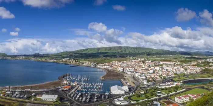 Framed Print : Portugal, Azores, Terceira Island, Praia da Vitoria, morning Framed Print : Portugal, Azores, Terceira Island, Praia da Vitoria, morning