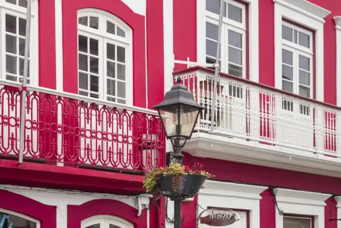 Framed Print : Portugal, Azores, Terceira Island, Angra do Heroismo, building details Framed Print : Portugal, Azores, Terceira Island, Angra do Heroismo, building details