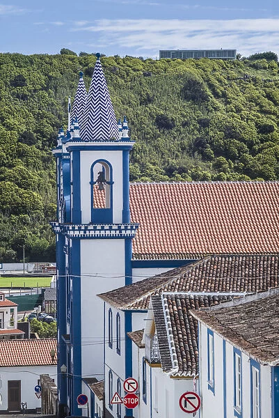 Portugal, Azores, Terceira Island, Praia da Vitoria, Igreja do Santo Cristo church
