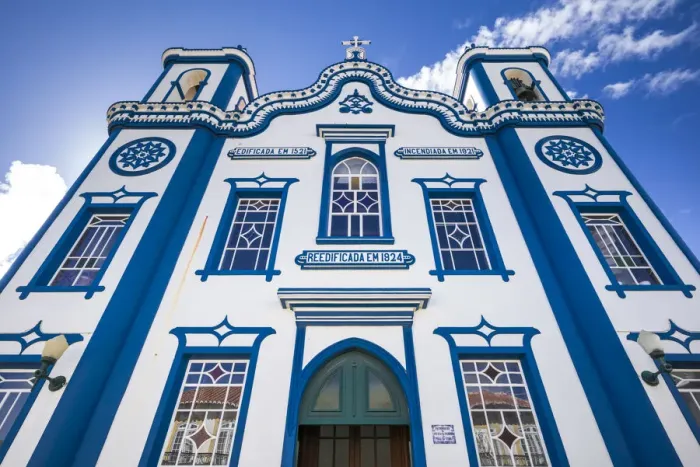 Framed Print : Portugal, Azores, Terceira Island, Praia da Vitoria, Igreja do Santo Cristo church Framed Print : Portugal, Azores, Terceira Island, Praia da Vitoria, Igreja do Santo Cristo church