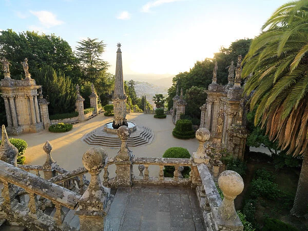 Portugal, Douro, Lamego, Nossa Senhora dos Remedios sanctuary