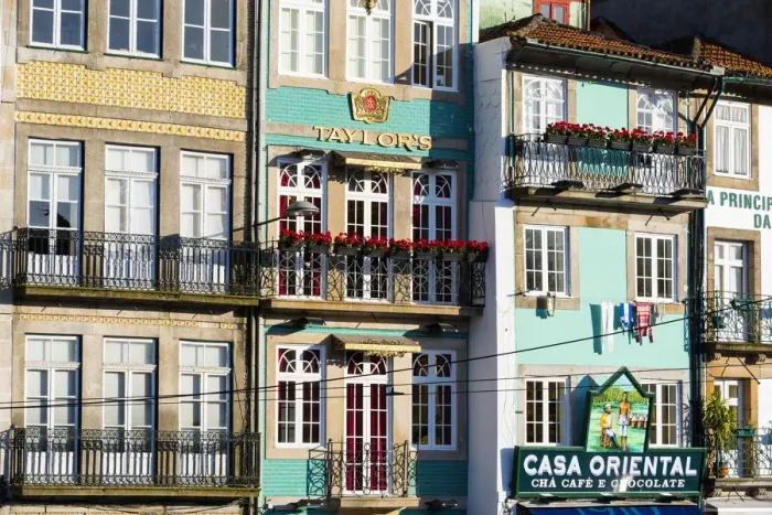 Framed Print : Portugal, Douro Litoral, Porto. Detail of traditional buildings in the UNESCO World Framed Print : Portugal, Douro Litoral, Porto. Detail of traditional buildings in the UNESCO World