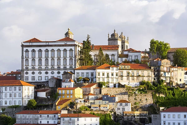 Portugal, Douro Litoral, Porto. An early morning view of the Episcopal Palace, the