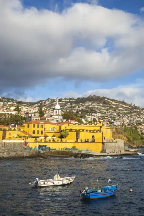 Framed Print : Portugal, Madeira, Funchal, View of Sao Tiago Fort Framed Print : Portugal, Madeira, Funchal, View of Sao Tiago Fort