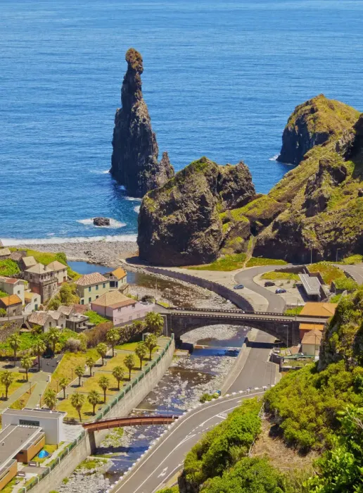 Framed Print : Portugal, Madeira, Ribeira da Janela, View of the northern coast of Madeira Island Framed Print : Portugal, Madeira, Ribeira da Janela, View of the northern coast of Madeira Island