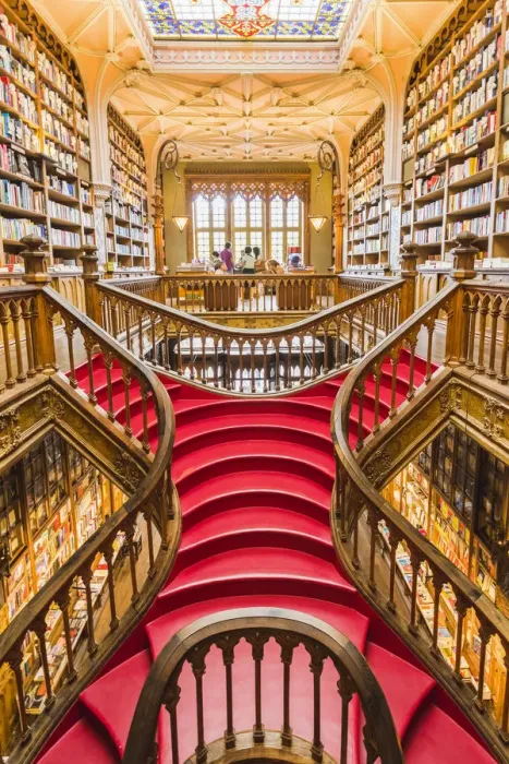 Framed Print : Portugal, Norte region, Porto (Oporto). Lello Bookstore (Livraria Lello) and its Framed Print : Portugal, Norte region, Porto (Oporto). Lello Bookstore (Livraria Lello) and its