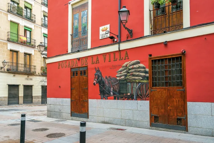 Framed Print : Posada de la Villa historical restaurant, La Latina quarter, Madrid, Spain Framed Print : Posada de la Villa historical restaurant, La Latina quarter, Madrid, Spain