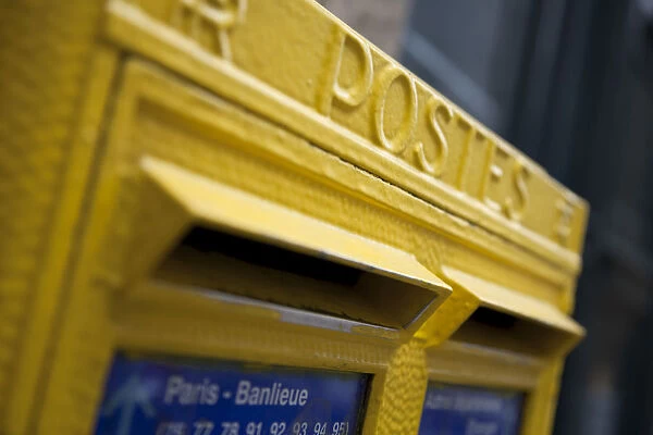 Post box, Paris, France