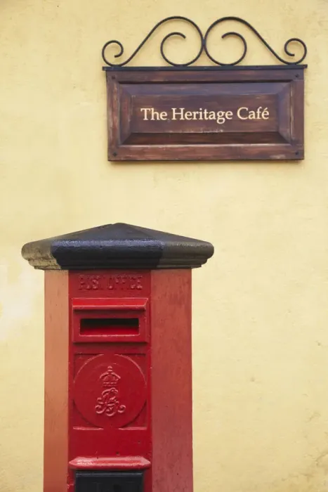 Framed Print : Postbox, Galle, Southern Province, Sri Lanka Framed Print : Postbox, Galle, Southern Province, Sri Lanka