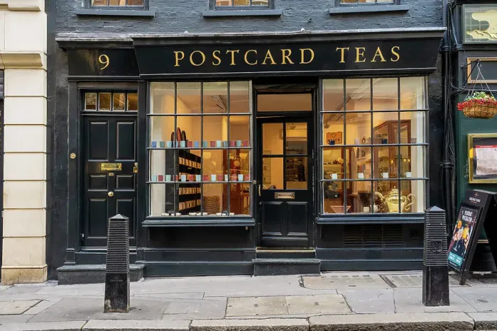 Framed Print : Postcard Teas shop, Mayfair, London, England, Uk Framed Print : Postcard Teas shop, Mayfair, London, England, Uk
