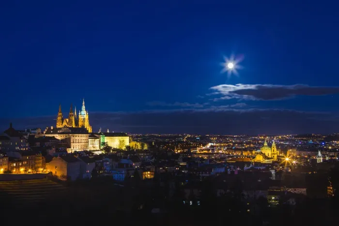 Framed Print : Prague Castle at night; Prague, Czech Republic Framed Print : Prague Castle at night; Prague, Czech Republic