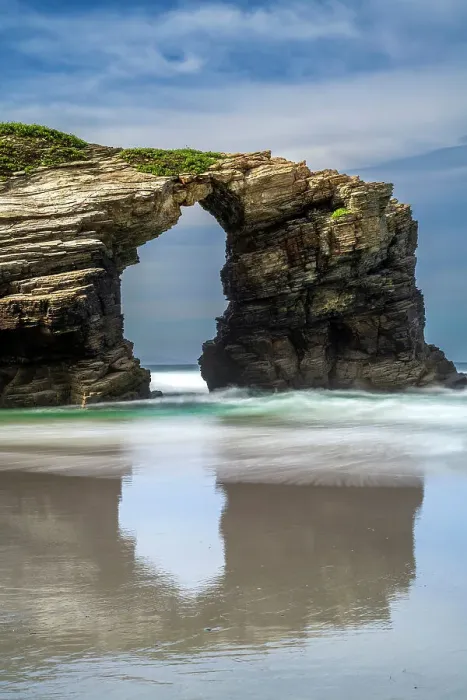 Framed Print : Praia das Catedrais (Playa de las Catedrales), Ribadeo, Galicia, Spain