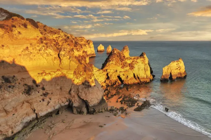 Framed Print : Praia dos Tres Irmaos at sunset, Alvor, Algarve, Portugal Framed Print : Praia dos Tres Irmaos at sunset, Alvor, Algarve, Portugal