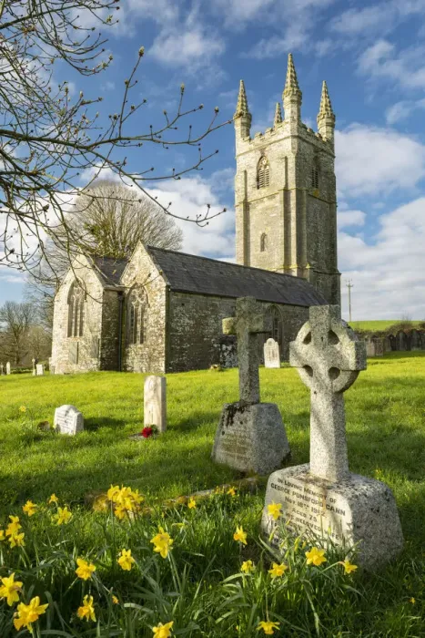 Framed Print : Pretty Church of All Saints in Dunterton, Devon, England. Spring (March) 2021 Framed Print : Pretty Church of All Saints in Dunterton, Devon, England. Spring (March) 2021