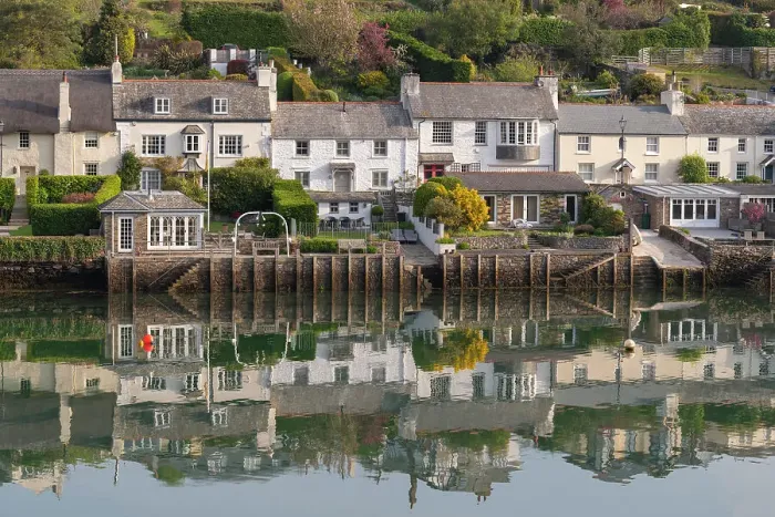 Framed Print : Pretty cottages on the estuary in the South Hams village of Newton Ferrers, Devon, England. Spring (April) 2022 Framed Print : Pretty cottages on the estuary in the South Hams village of Newton Ferrers, Devon, England. Spring (April) 2022