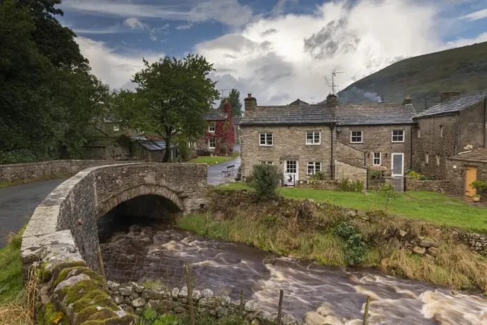 Framed Print : Pretty Thwaite village in Swaledale, in the Yorkshire Dales National Park, Yorkshire, England. Autumn (October) 2021 Framed Print : Pretty Thwaite village in Swaledale, in the Yorkshire Dales National Park, Yorkshire, England. Autumn (October) 2021